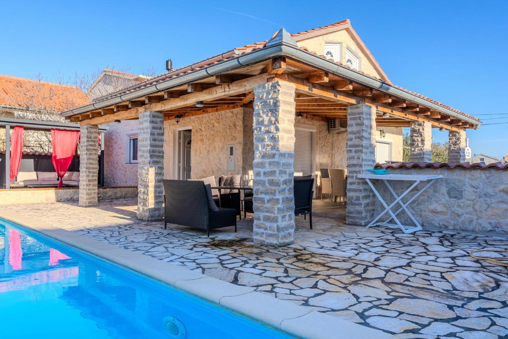 Villa Dalmacija Posedarje Ngoại thất bức ảnh